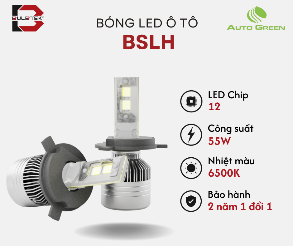 BÓNG LED Ô TÔ BSLH BULBTEK
